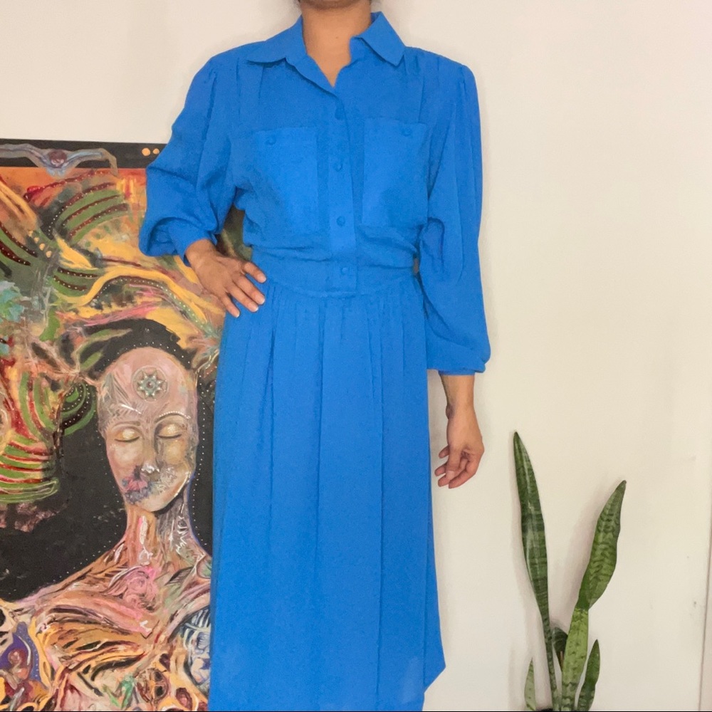 Vintage Blue Dress